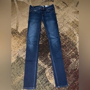 Hollister Dark Blue Straight Leg Jeans